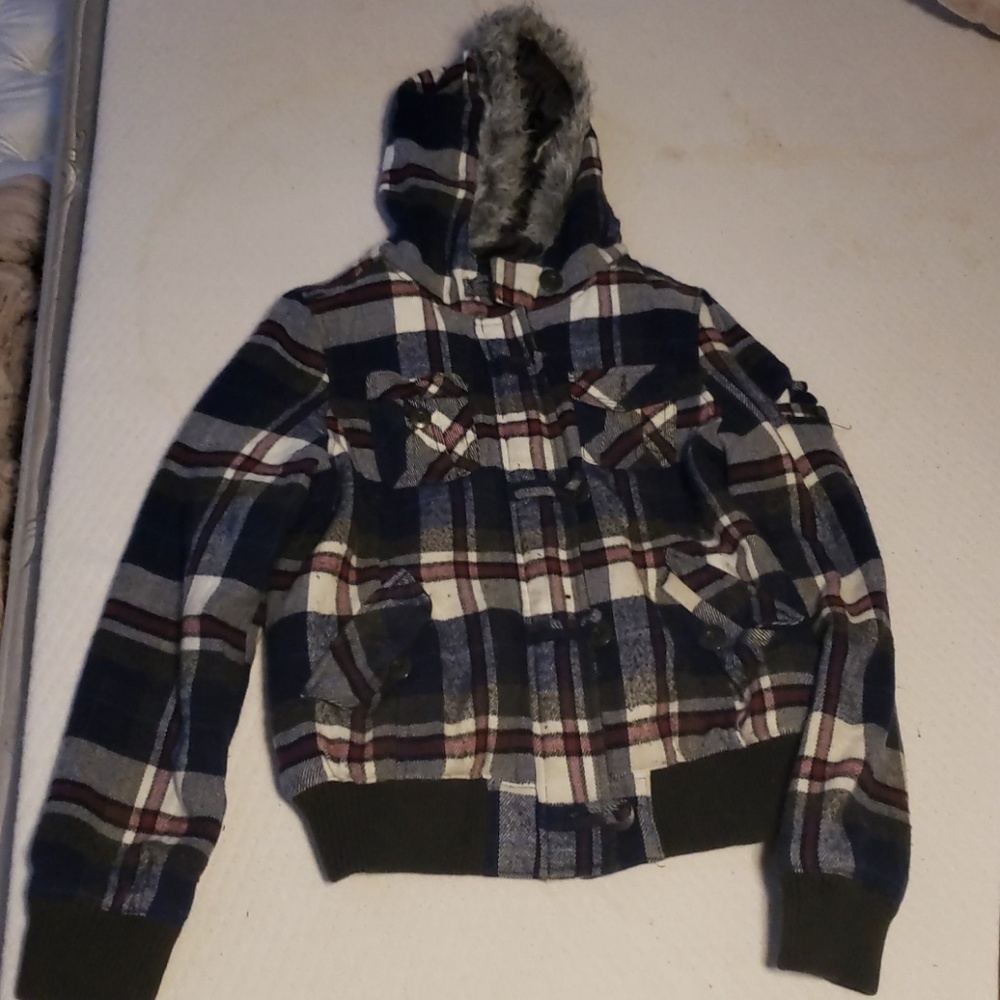 empyre plaid jacket size large